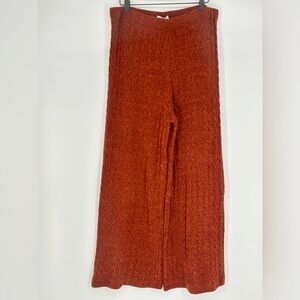 "NWT" Something Navy Chenille‎ Relaxed Wide Leg Pants- Rust- Women's XL